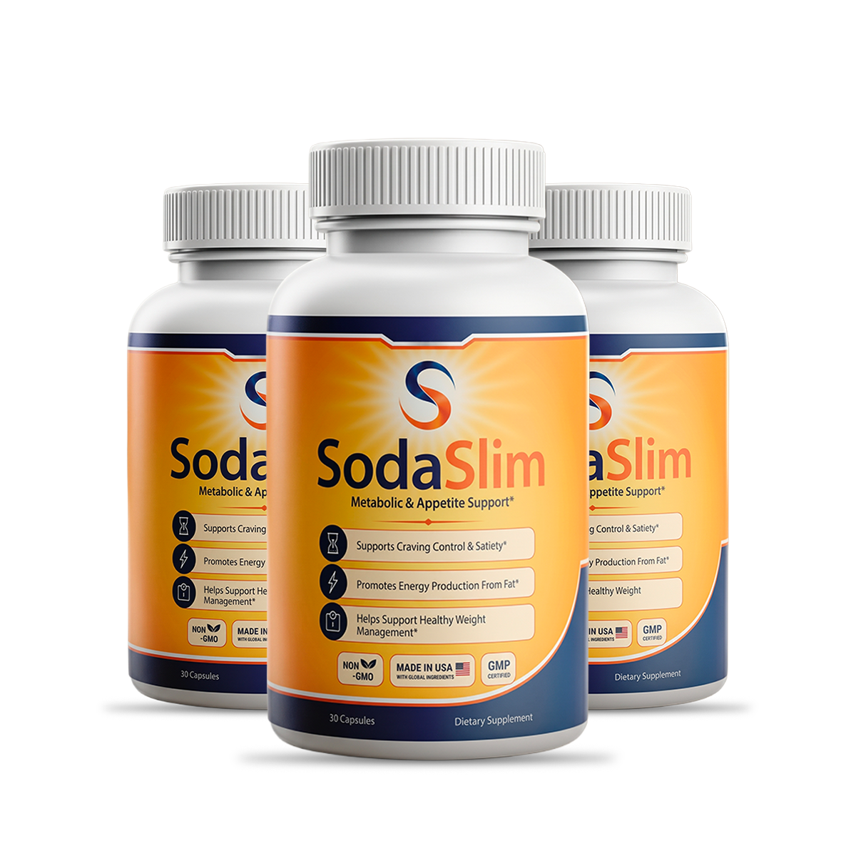 3 Bottles of SodaSlim